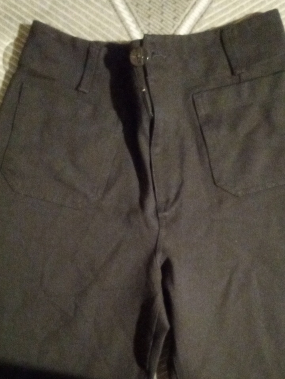 Anthropologie Women's Chinos in Dark Black